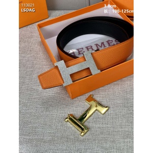 $57.00,3.8 cm Width HermesHermes Belt  # 256116