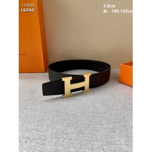 $57.00,3.8 cm Width HermesHermes Belt  # 256119