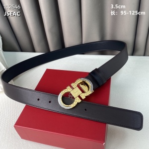 $55.00,3.5 cm Width Ferragamo Belt  # 256311