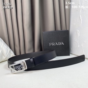 $54.00,3.5 cm Width Prada Belt  # 256461