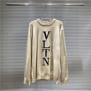 $48.00,Valentino VLTN jacquard Crew Neck Knitted sweater # 257498