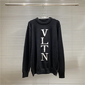 $48.00,Valentino VLTN jacquard Crew Neck Knitted sweater # 257500