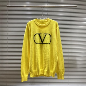 $48.00,Valentino Logo jacquard Crew Neck Knitted sweater # 257502