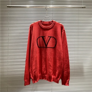 $48.00,Valentino Logo jacquard Crew Neck Knitted sweater # 257503