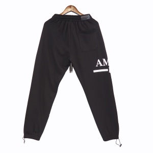 $34.00,Amiri Blue Drawstring Logo Print Sweatpants # 257525