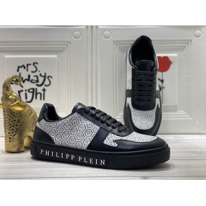 $89.00,Philipp Plein logo plaque Embellished Lace Up Sneakers For Men in 259977