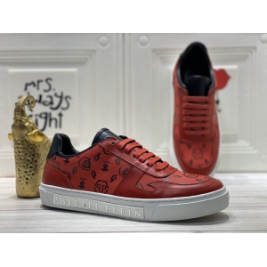 $89.00,Philipp Plein logo plaque Embellished Lace Up Sneakers For Men in 259980