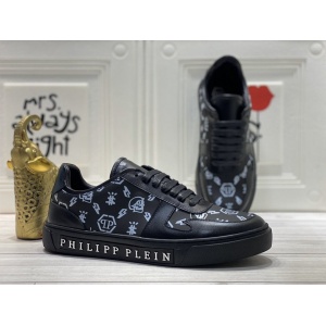 $89.00,Philipp Plein logo plaque Embellished Lace Up Sneakers For Men in 259982