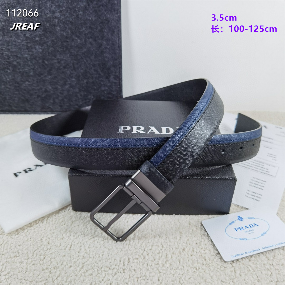 3.5 cm Width Prada Belt  # 256480, cheap Prada Belts, only $56!