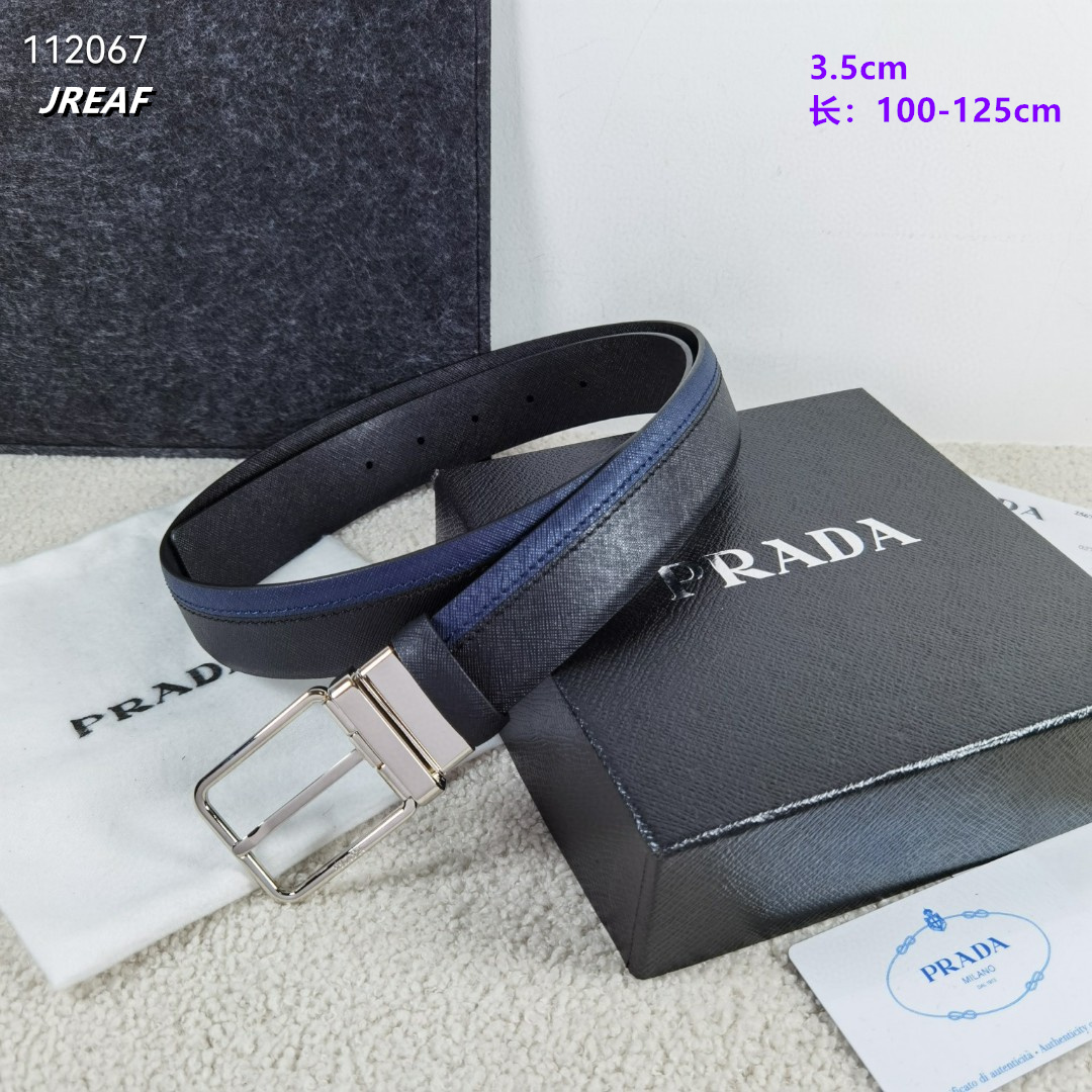 3.5 cm Width Prada Belt  # 256481, cheap Prada Belts, only $56!