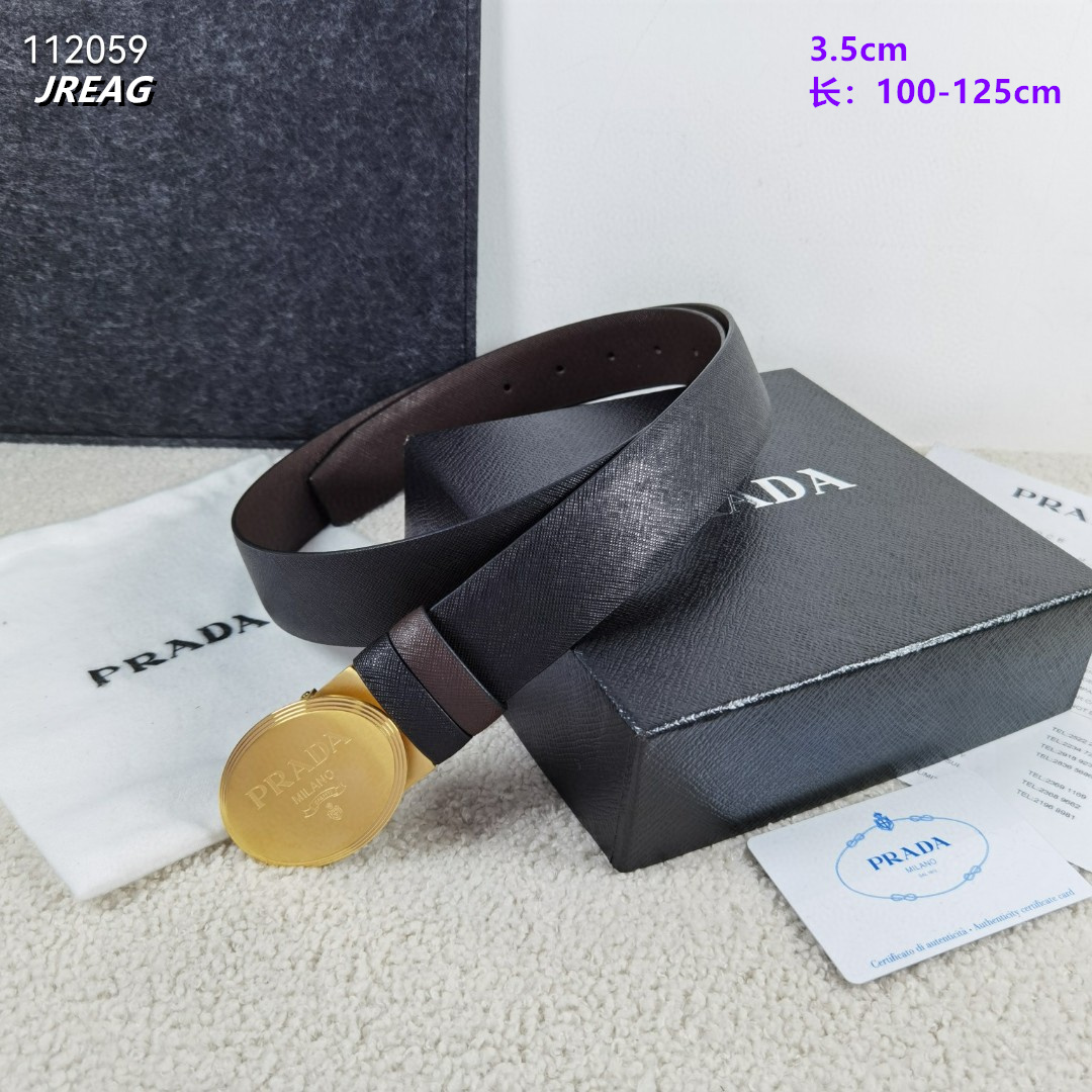 3.5 cm Width Prada Belt  # 256493, cheap Prada Belts, only $59!