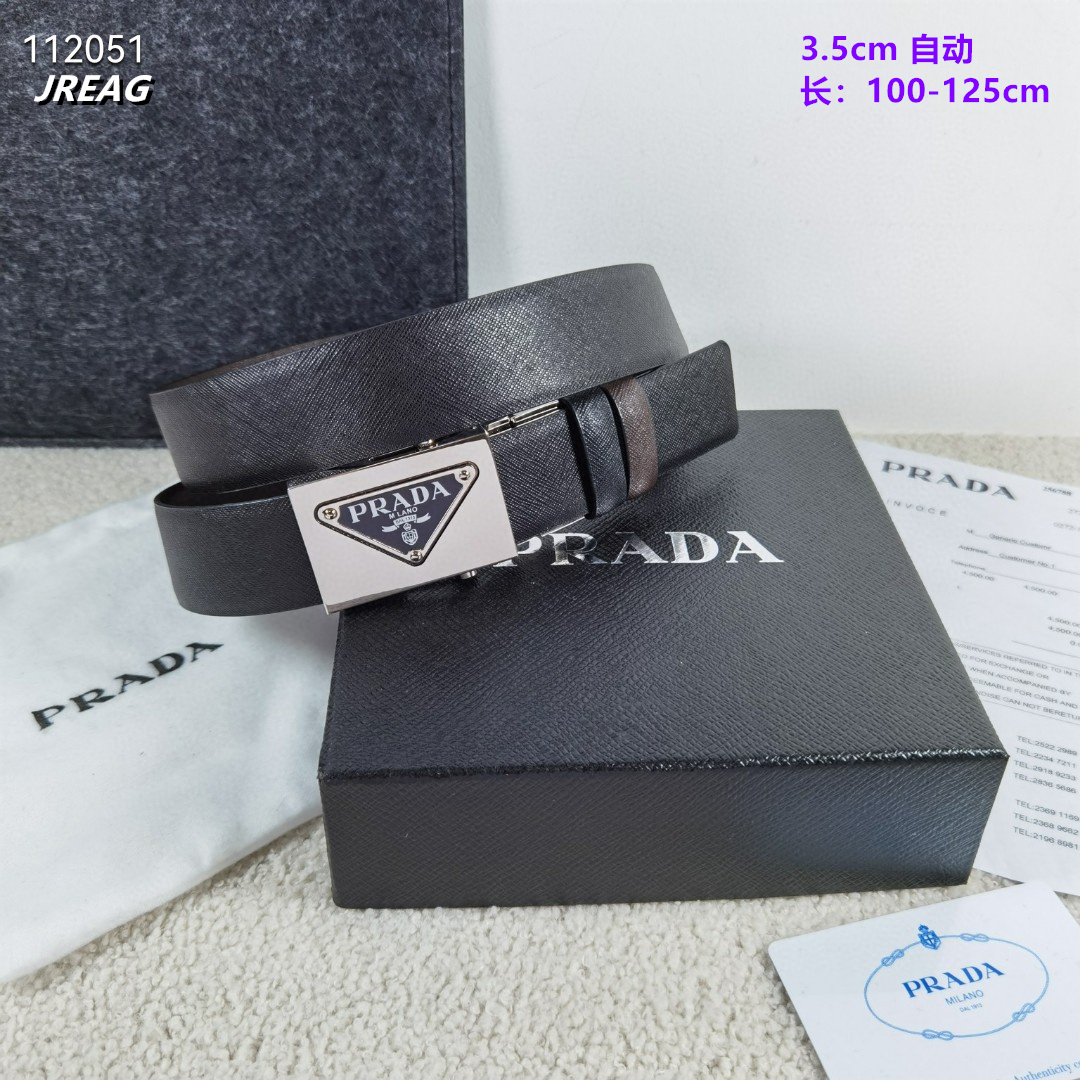 3.5 cm Width Prada Belt  # 256497, cheap Prada Belts, only $59!