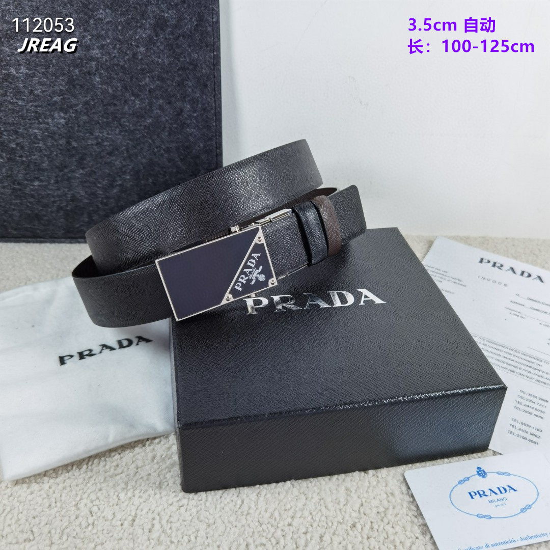 3.5 cm Width Prada Belt  # 256502, cheap Prada Belts, only $59!