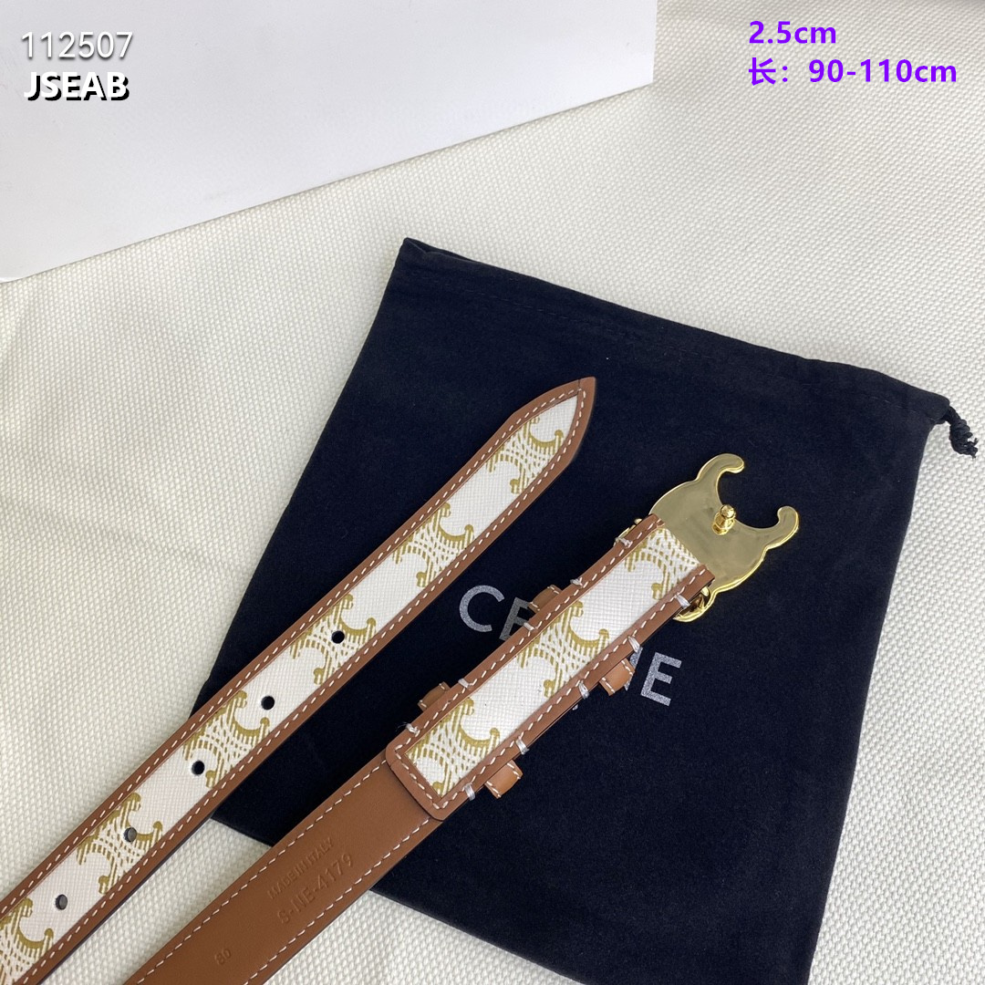 2.5 cm Width Celine Belt  # 256503, cheap Celine Belts, only $52!