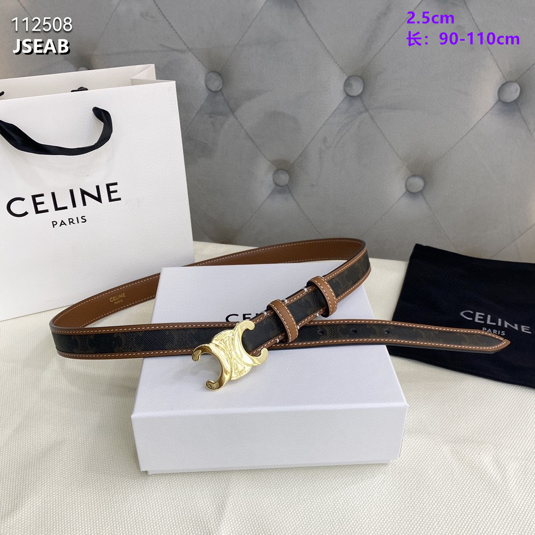 2.5 cm Width Celine Belt  # 256504, cheap Celine Belts, only $52!