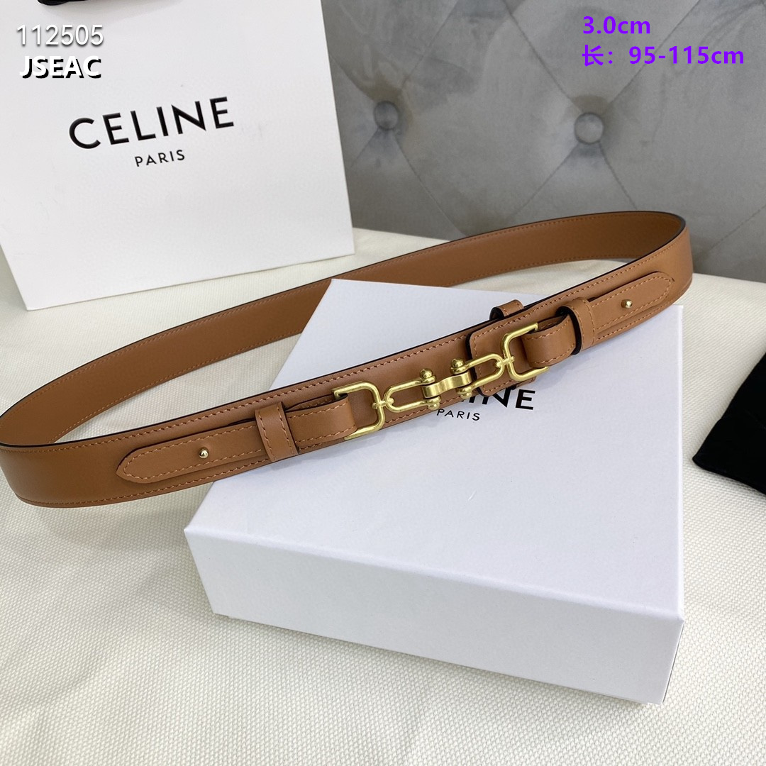 3.0 cm Width Celine Belt  # 256505, cheap Celine Belts, only $52!
