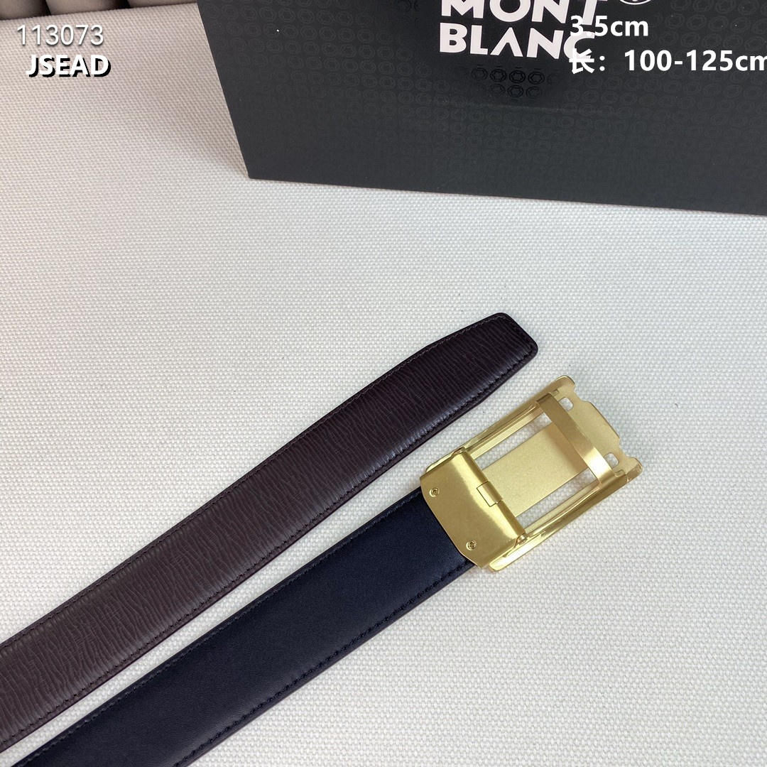 3.5 cm Width Mont Blanca Belt  # 256509, cheap Mont Blanca Belts, only $55!