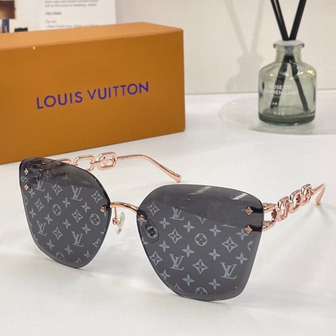 Louis Vuitton Sunglasses Unisex in 258734, cheap LV Sunglasses, only $52!