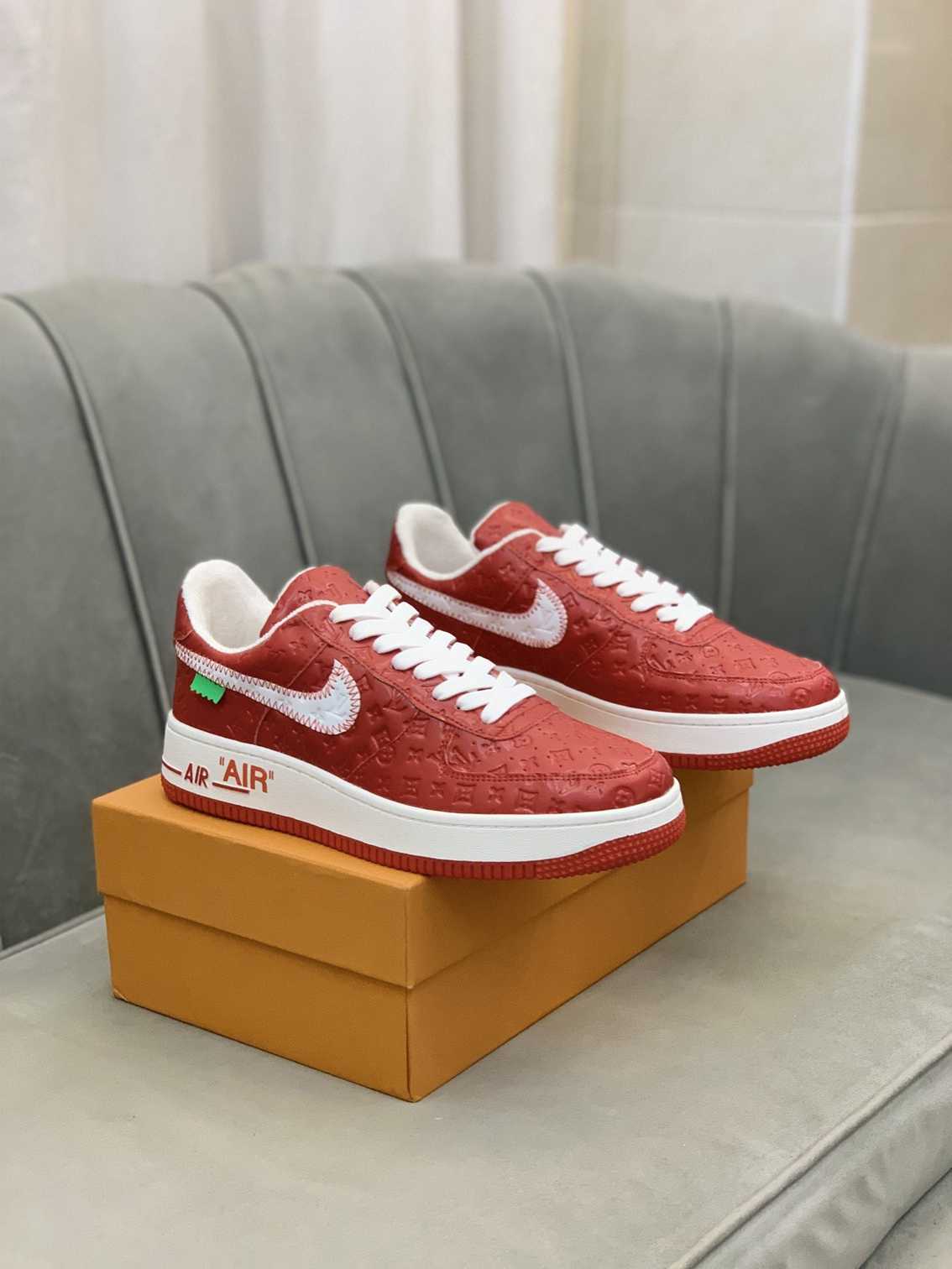 Air Force One X Louis Vuitton Sneaker For Men in 259522, cheap Air Force one, only $89!