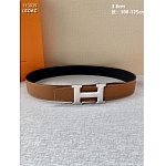 3.8 cm Width Hermes Belt  # 256126