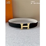 3.8 cm Width Hermes Belt  # 256127