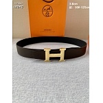 3.8 cm Width Hermes Belt  # 256129