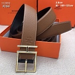 3.8 cm Width Hermes Belt  # 256134