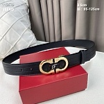 3.5 cm Width Ferragamo Belt  # 256320, cheap Ferragamo Belts