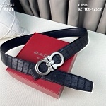 3.5 cm Width Ferragamo Belt  # 256322, cheap Ferragamo Belts