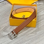 3.0 cm Width Fendi Belt  # 256345, cheap Fendi Belts