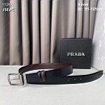 3.5 cm Width Prada Belt  # 256470, cheap Prada Belts