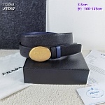 3.5 cm Width Prada Belt  # 256492, cheap Prada Belts