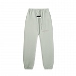 Essentials Fear Of God Slim Fit Logo Print Cotton Blend Jersey Sweatpants # 257399