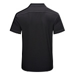 Prada Short Sleeve Shirts For Men With Flap Pockets And Metal Triangle Logo  # 257473, cheap Prada Shirts