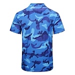 Valentino Camouflage Printed Straight Hem Short Sleeve Shirt For Men # 257497, cheap Valentino Shirts