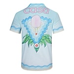 Casablanca Wave Log print Short Sleeve shirt # 257593, cheap Casablanca Shirts
