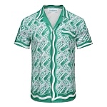 Casablanca Cuban collar Ping Pong monogram print shirt Short Sleeve shirt # 257597