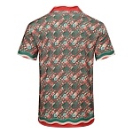 Casablanca Cuban collar Ping Pong monogram print shirt Short Sleeve shirt # 257598, cheap Casablanca Shirts