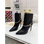 Louis Vuitton Metal Chain Embellished Mansion ankle boot For Women in 257736