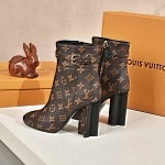 Louis Vuitton Monogram Side Zipper Ankle Boot For Women in 257745