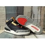 Air Jordan 3 Black Gold Make Over Sneaker For Men in 259101