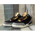 Air Jordan 3 Black Gold Make Over Sneaker For Men in 259101, cheap Jordan3