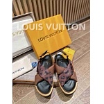 Louis Vuitton crossover straps Pool Pillow Comfort Sandals in 259128, cheap Louis Vuitton Sandal