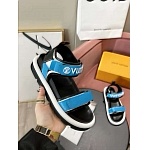 Louis Vuitton Velcro Strap Sandals Unisex in 259145, cheap Louis Vuitton Sandal