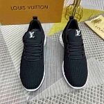 Louis Vuitton Almond toe Low Top Lace Up Sneakers For Men in 259237, cheap For Men