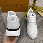 Louis Vuitton Almond toe Low Top Lace Up Sneakers For Men in 259238, cheap For Men