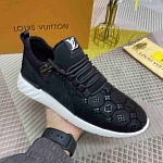 Louis Vuitton Almond toe  Lace Up Sneakers For Men in 259239, cheap For Men