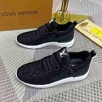 Louis Vuitton Almond toe  Lace Up Sneakers For Men in 259239, cheap For Men