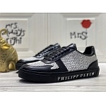 Philipp Plein logo plaque Embellished Lace Up Sneakers For Men in 259977, cheap Philipp Plein