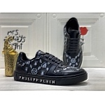 Philipp Plein logo plaque Embellished Lace Up Sneakers For Men in 259982